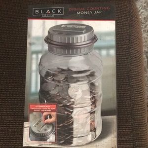 Black Series Digital Counting Money Jar
